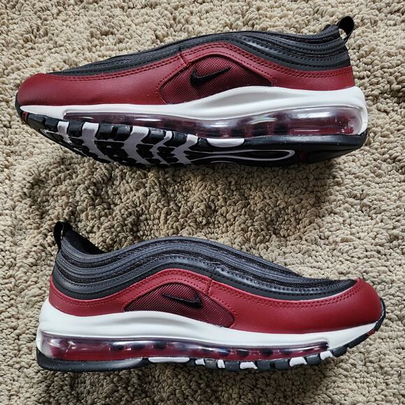 Nike Air Max 97 Red Black Anthracite Brand New Sz 6Y - Picture 3 of 8